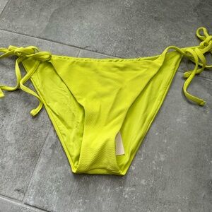 Eberjey Sadie Bikini Bottom in Lime Size Large